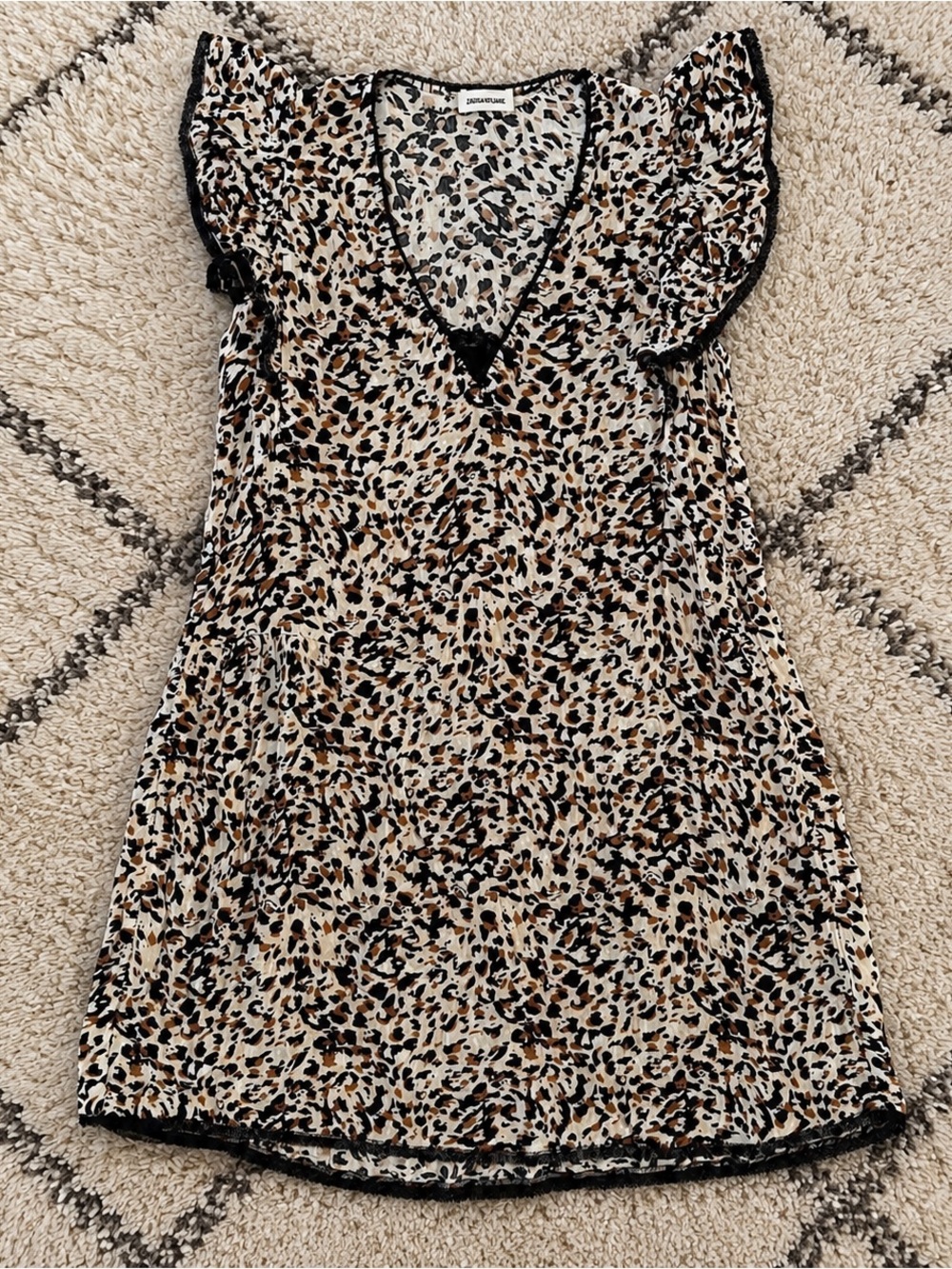 Zadig and Voltaire Ringo leopard dress